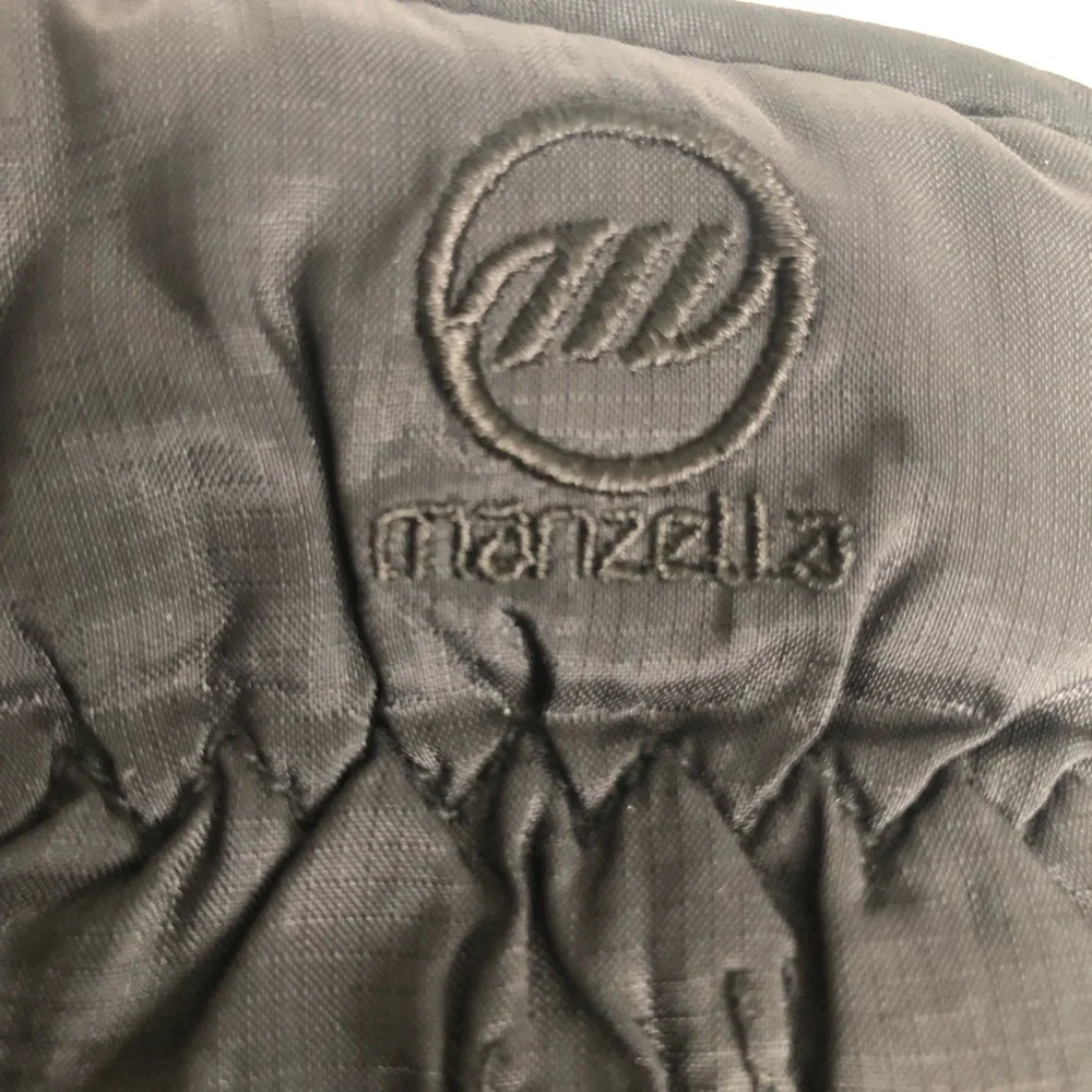 Manzella Nylon Pack It Warmer Black Gloves